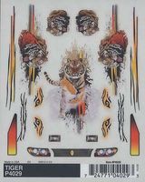 Tiger Dry Transfer 4x5 Pinewood Derby Decal and Finishing #p4029