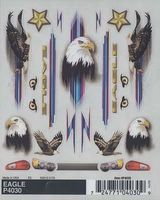 Eagle Dry Transfer 4x5 Pinewood Derby Decal and Finishing #p4030