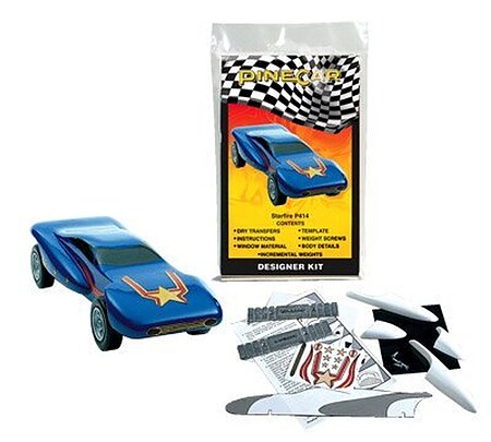 Pinecar Deluxe Car Kit, Deluxe Pinewood Derby Kit