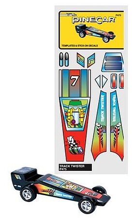 PineWood Derby Assorted Dry Transfer Decals