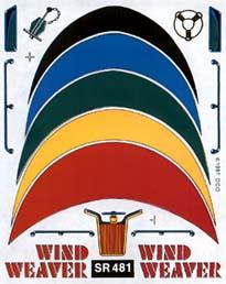 Pine-Car Wind Weaver Decal Sailboat Raingutter Regatta Kit #sr481