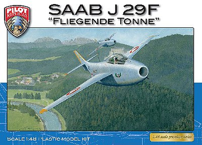 Pilot-Replicas 1/48 SAAB J29F Fliegende Tonne Austrian Fighter
