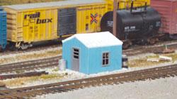Pike-Stuff Railroad Yard Utility Building Kit HO Scale Model Railroad Building #0005
