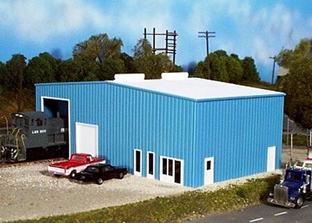 Pike-Stuff Distribution Center Kit HO Scale Model Railroad Building #10