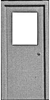 Pike-Stuff Window-Top Entry Door (3) HO Scale Model Railroad Scratch Supply #1103