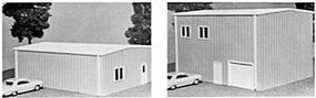 Three-Size Yard Office Kit HO Scale Model Railroad Building #16