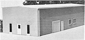 Prefab Warehouse Kit HO Scale Model Railroad Building #4
