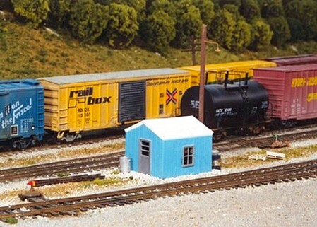 Pike-Stuff Yard Office/Storage Kit HO Scale Model Railroad Building #5