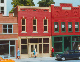Pike-Stuff Family Shoe Store Kit HO Scale Model Railroad Building #6013 Pike-Stuff Family Shoe Store Kit HO Scale Model Railroad Building #6013