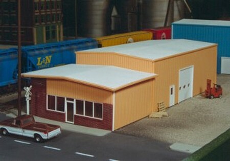 Pike-Stuff Modern Retail Warehouse Center Kit HO Scale Model Railroad Building #7