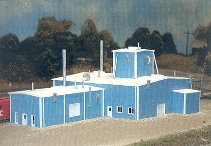 Pike-Stuff Milton A. Corporation 80 x 130 (blue) N Scale Model Railroad Building #8016
