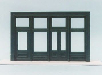 Pike-Stuff 20 Store Front (Flush Entry) HO Scale Model Railroad Building Accessory #st2