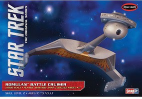Polar-Lights Star Trek Romulan Battle Cruiser Science Fiction Plastic Model Kit 1/1000 Scale #897 Polar-Lights Star Trek Romulan Battle Cruiser Science Fiction Plastic Model Kit 1/1000 Scale #897