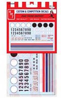 Road Racing Graphics Decals Plastic Model Vehicle Decal 1/25 Scale #mka023