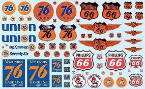 Polar-Lights Phillips 66 & Union 76 Trucking Decal Pack Plastic Model Vehicle Decal 1/25 Scale #mka032 Polar-Lights Phillips 66 & Union 76 Trucking Decal Pack Plastic Model Vehicle Decal 1/25 Scale #mka032