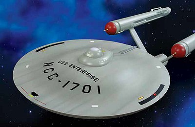 Polar-Lights Star Trek USS Enterprise Smooth Saucer Science Fiction Plastic Model 1/350 Scale #mka15