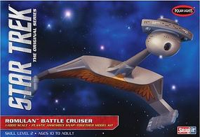 Polar-Lights Star Trek Romulan Battlecruiser Snap Tite Plastic Model 1/1000 Scale #pol897