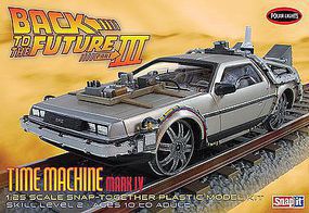 Polar-Lights Back Future III Final Act Time Machine Snap Plastic Model Car Kit 1/25 Scale #pol932-12 Polar-Lights Back Future III Final Act Time Machine Snap Plastic Model Car Kit 1/25 Scale #pol932-12