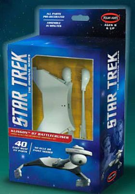 Polar-Lights Star Trek TOS Klingon D7 Snap Kit Science Fiction Plastic Model 1/1000 #pol937-06