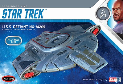 Polar-Lights Star Trek USS Defiant Science Fiction Plastic Model Kit 1/1000 Scale #pol952