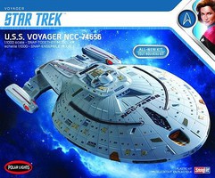Polar-Lights Star Trek U.S.S. Voyager Snap Plastic Model Spacecraft Kit 1/1000 Scale #pol980