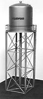 Plastruct Utility Water Tower Kit HO Scale Model Railroad Accessory #1016 Plastruct Utility Water Tower Kit HO Scale Model Railroad Accessory #1016