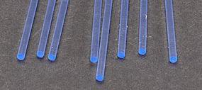 Rod Round Fluorescent Blue 3/32 (8) Model Scratch Building Plastic Rods #90252