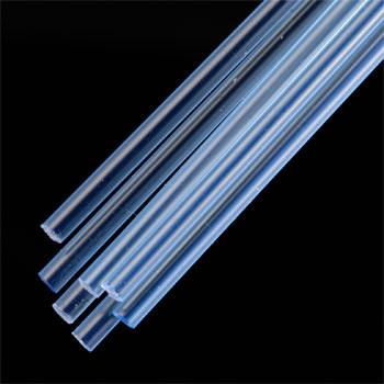 Plastruct Rod Round Fluorescent Blue 1/8 (7) Model Scratch Building Plastic Rods #90253