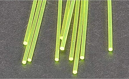 Plastruct Fluorescent Green Acrylic Rod 3/32 x 10 (8) Model Railroad Scratch Supply #90262