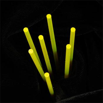 Plastruct 5/32 Yellow Fluorescent Acrylic Rods (5) Model Scratch Building Plastic Rods #90284
