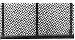 Chain Link Fence HO Scale Model Railroad Accessory #90451