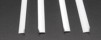 Plastruct Angle Styrene 5/16 (4) Model Scratch Building Plastic Strips #90507