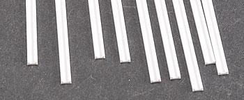 Plastruct Channel Styrene 3/32 (10) Model Scratch Building Plastic Strips #90532