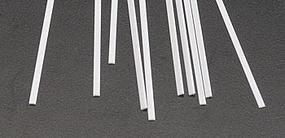 Plastruct Rectangle Strip Styrene .020x.060x10 (10) Model Scratch Building Plastic Strips #90723
