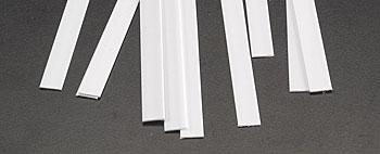 Plastruct Rectangle Strip Styrene .020x1/4x10 (10) Model Scratch Building Plastic Strips #90729
