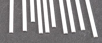 Plastruct Rectangle Strip Styrene .040x.100x10 (10) Model Scratch Building Plastic Strips #90745