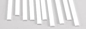 Plastruct Rectangle Strip Styrene .080x1/4x10 (10) Model Scratch Building Plastic Strips #90769