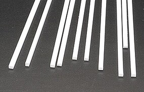 Plastruct Rectangle Strip Styrene .100x1/8x10 (10)
