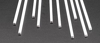Plastruct Square Rod Styrene 1/8 (10) Model Scratch Building Plastic Rods #90780