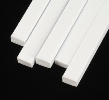 Plastruct Styrene Plastic Strips .160 x .250 x 10 (5) Model Scratch Building Plastic Strips #90799