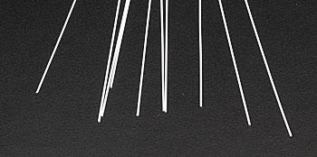 #90789 x Plastruct 1/8 x 1/4 Rectangular Rods Styrene 10 
