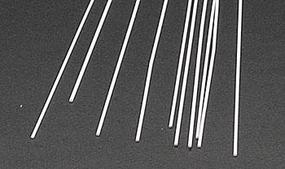 Round Rod Styrene .020x10 (10) Model Scratch Building Plastic Rods #90851