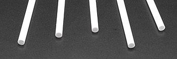 Plastruct Round Rod 3/16x10 (5) Model Scratch Building Plastic Rods #90863