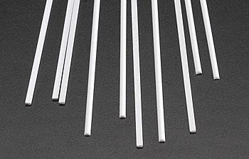 Plastruct Half Round Styrene Rod .080x.040x10 (10) Model Scratch Building Plastic Rods #90882