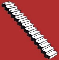 Plastruct STRAIGHT STAIRWAY