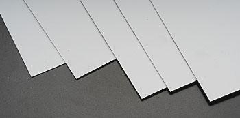 Plastruct Gray Sheet ABS .020 (5) Model Scratch Building Plastic Sheets #91002