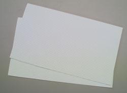 Plastruct Corrugated Siding White Plastic Patterned Sheet 12 x 7 - O-Scale (2)