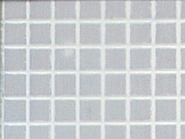 Plastruct Square White 5/64 Tiles Pattern Plastic Sheets (2)
