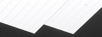 Plastruct Square Tile 1/2 Pattern Styrene (2) Model Scratch Building Plastic Sheets #91545