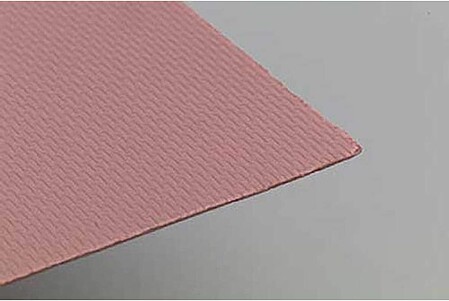 Plastruct Red Clay Brick Styrene Sheet (2) TT Model Scratch Building Plastic Sheets #91609